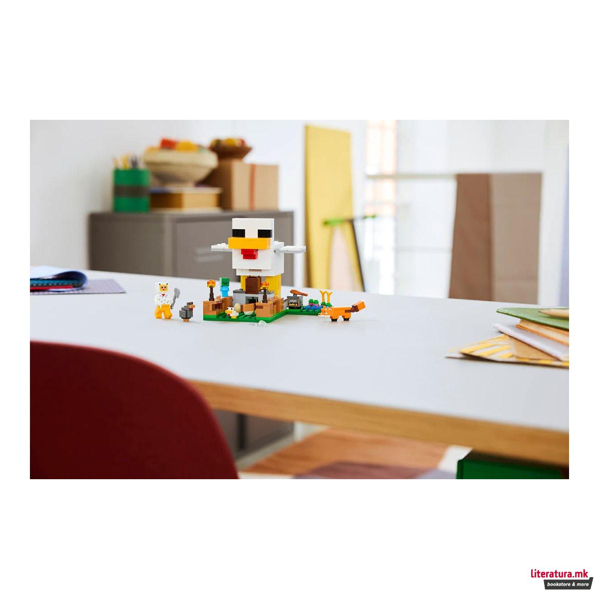 LEGO коцки, Minecraft, Chicken Farm 