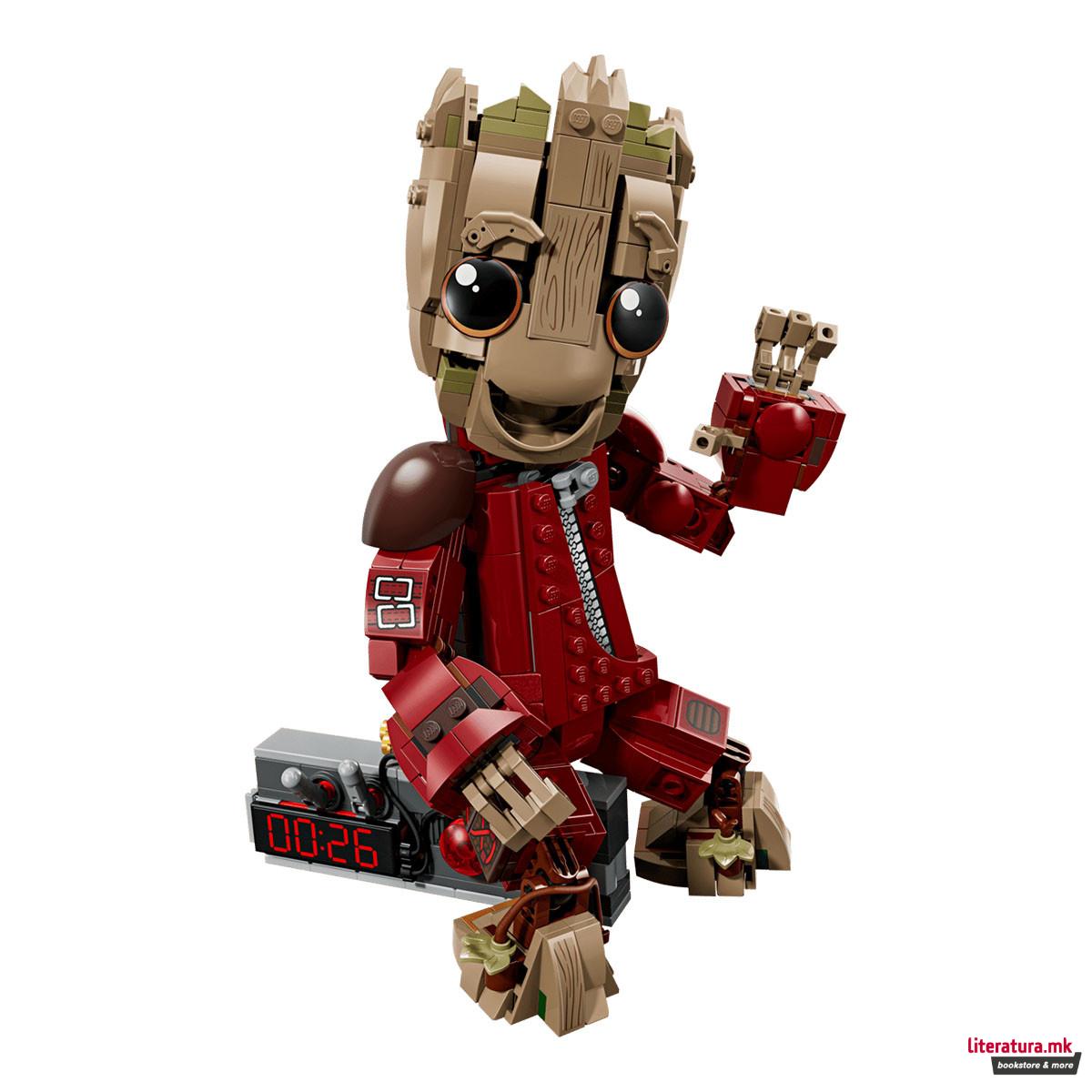 LEGO коцки, Marvel, Ravager Jumpsuit Groot 