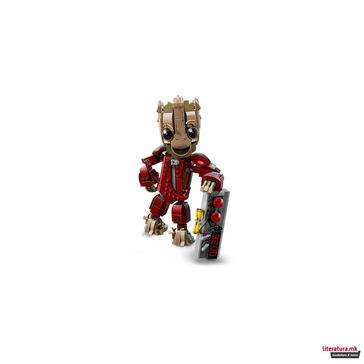 LEGO коцки, Marvel, Ravager Jumpsuit Groot 