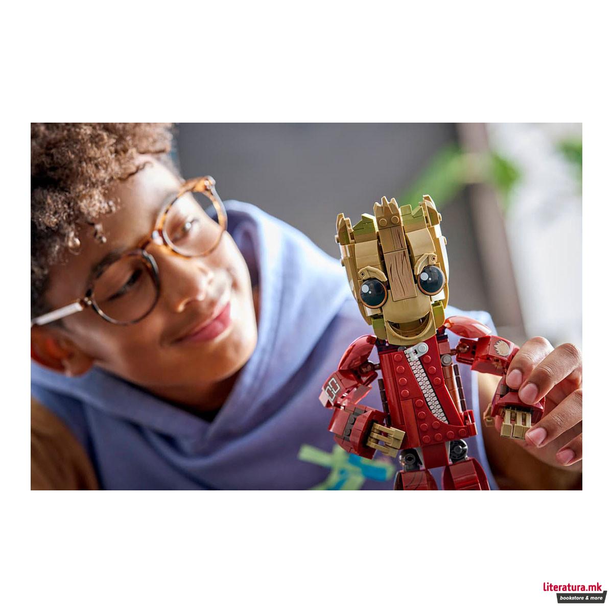 LEGO коцки, Marvel, Ravager Jumpsuit Groot 