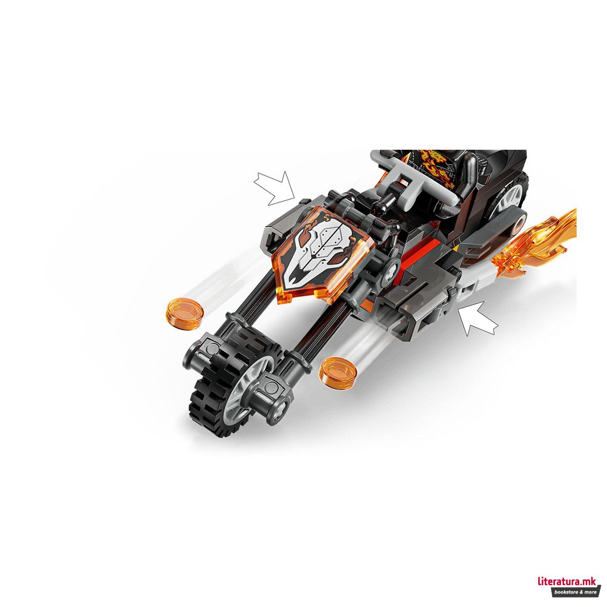 LEGO коцки, Marvel, Spider-Man vs. Ghost Rider Motorcycle 