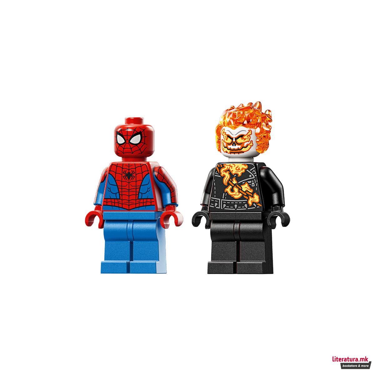 LEGO коцки, Marvel, Spider-Man vs. Ghost Rider Motorcycle 