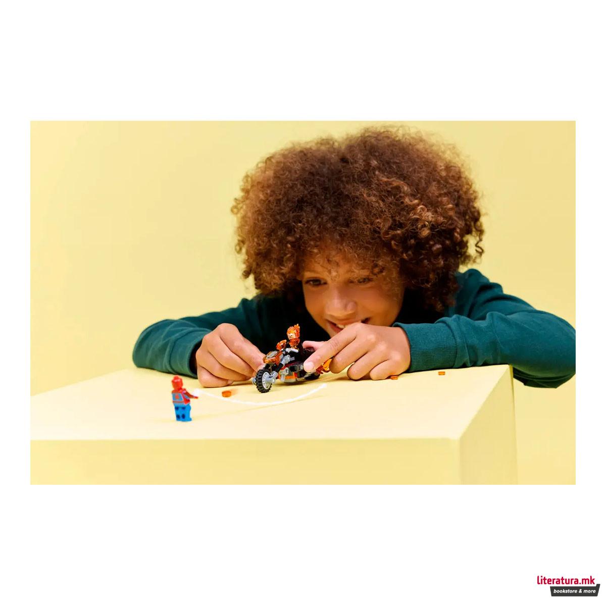 LEGO коцки, Marvel, Spider-Man vs. Ghost Rider Motorcycle 