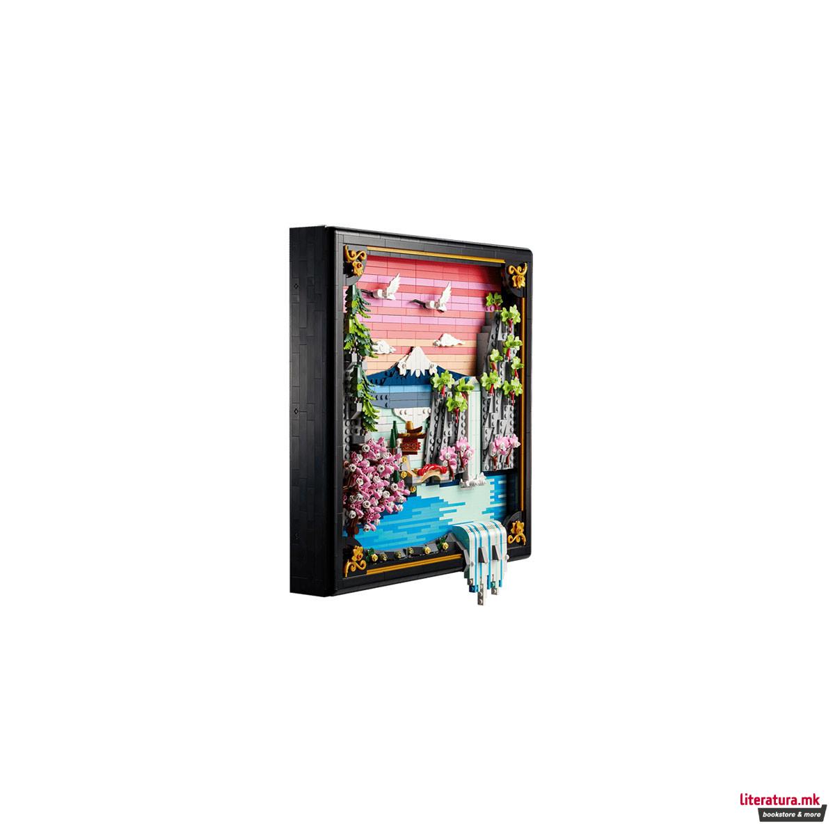 LEGO коцки, Art, Japanese Cherry Blossom Landscape 