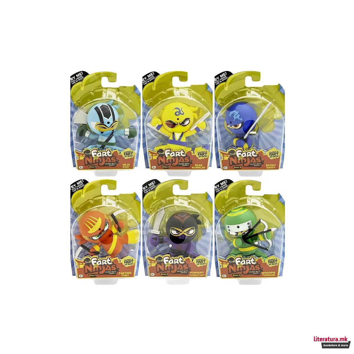 Мини фигура, Fart Ninjas S10, 9 cm, 6 дизајни 