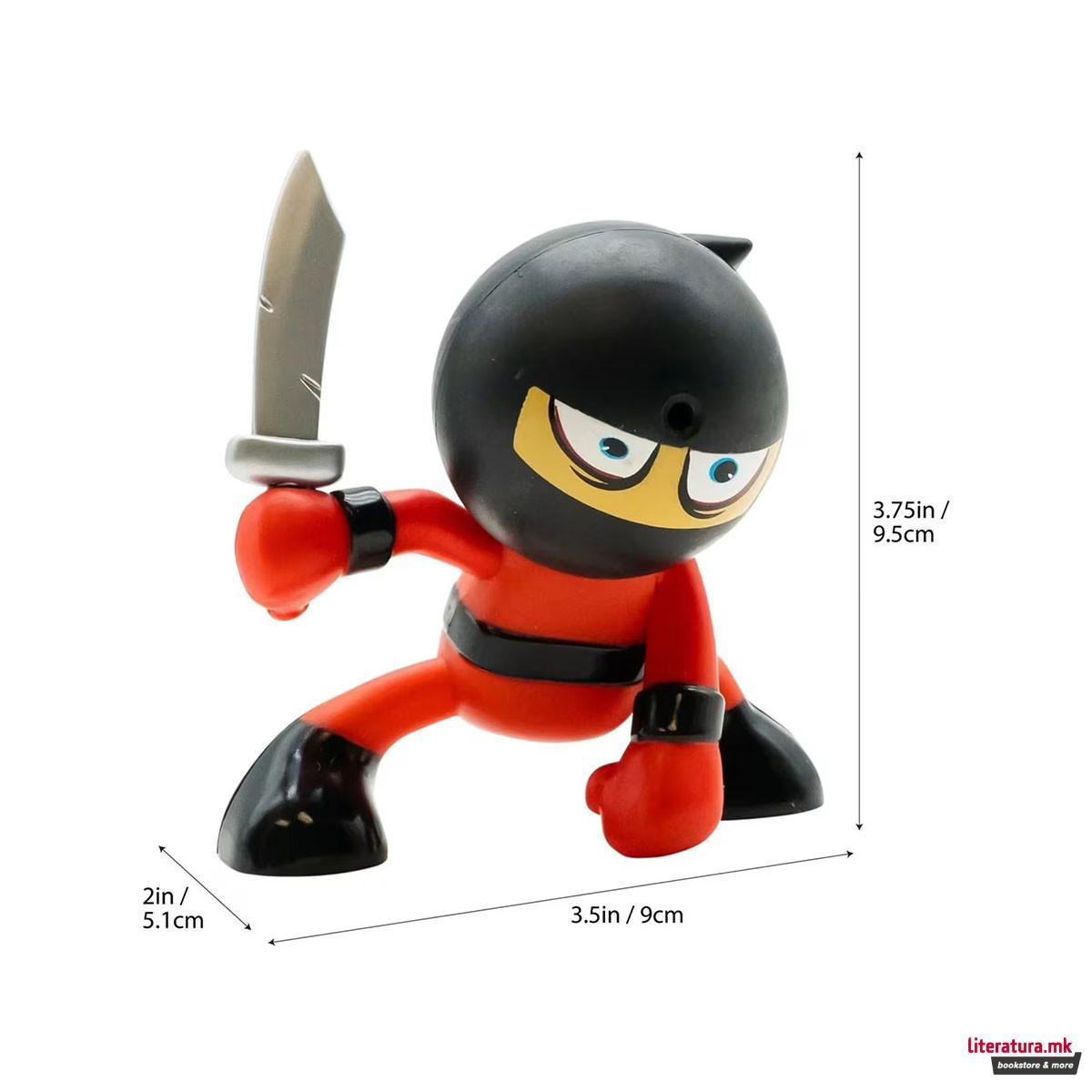 Мини фигура, Fart Ninjas S10, 9 cm, 8 дизајни 