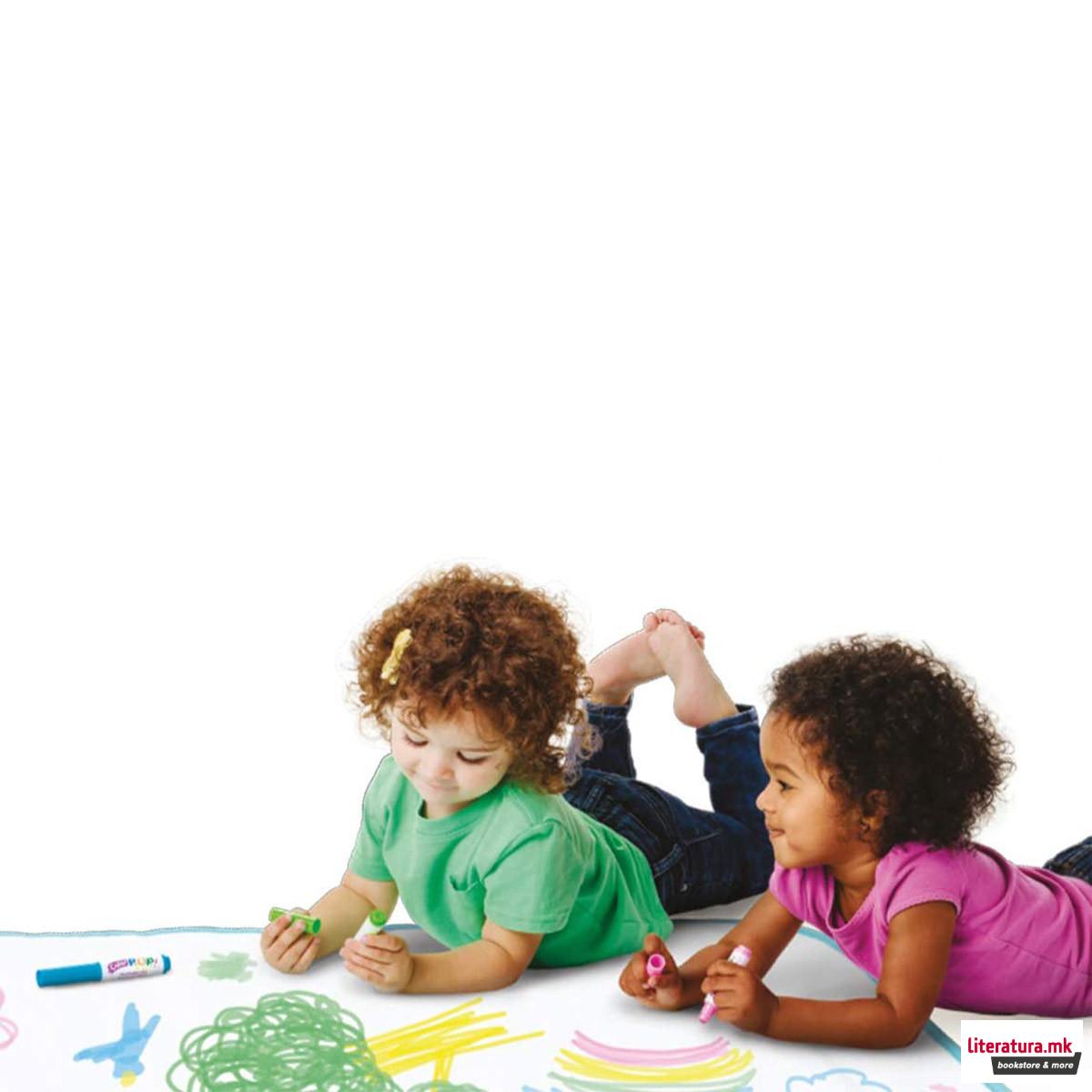 Пиши-бриши подлога за цртање, Crayola Mini Kids, 60 x 90 cm 