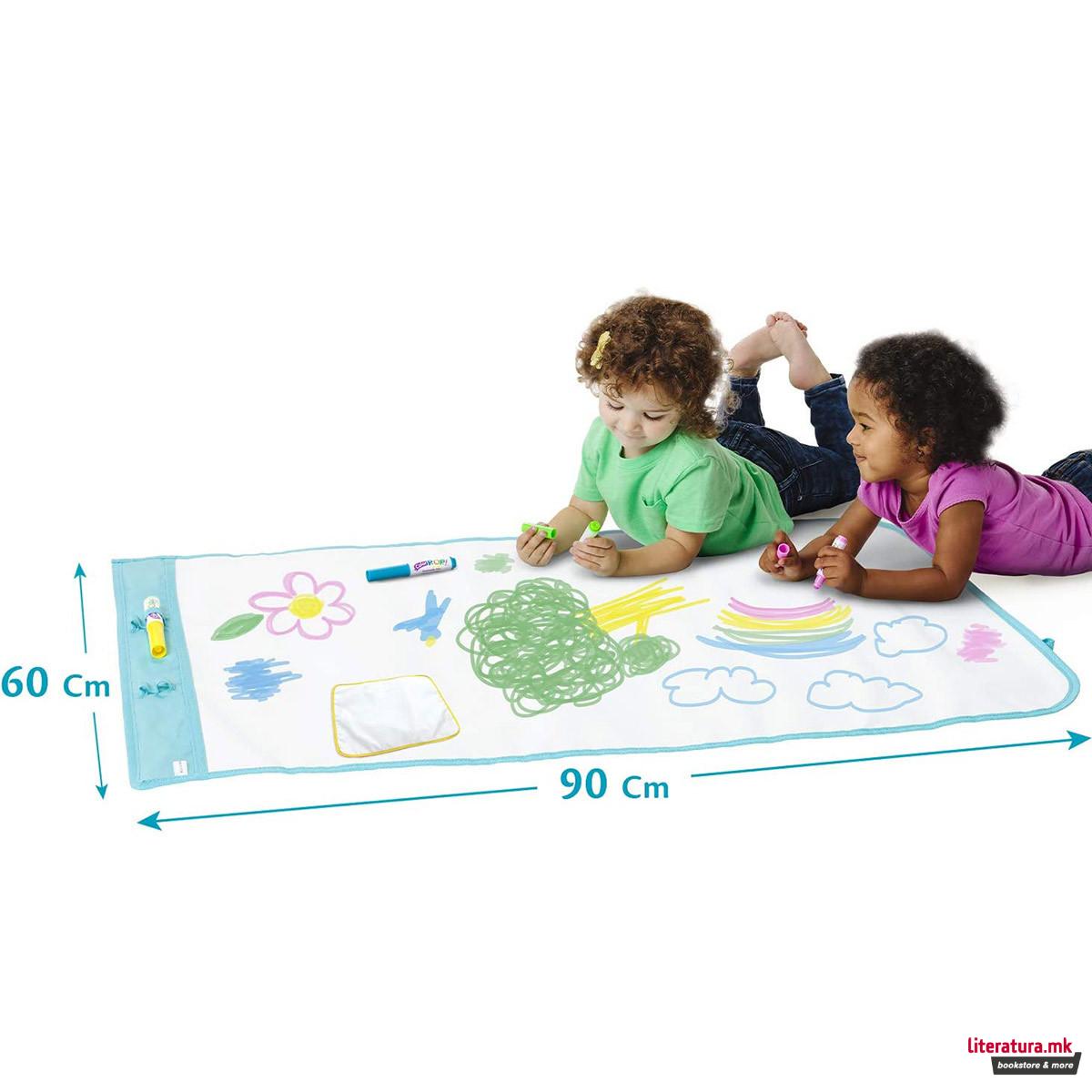 Пиши-бриши подлога за цртање, Crayola Mini Kids, 60 x 90 cm 