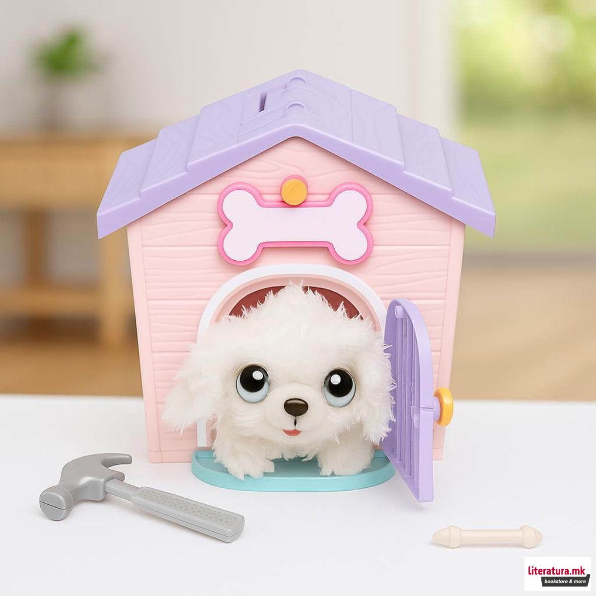 Сет за игра, Little Live Pets: My Puppy's Home Minis - Pink 