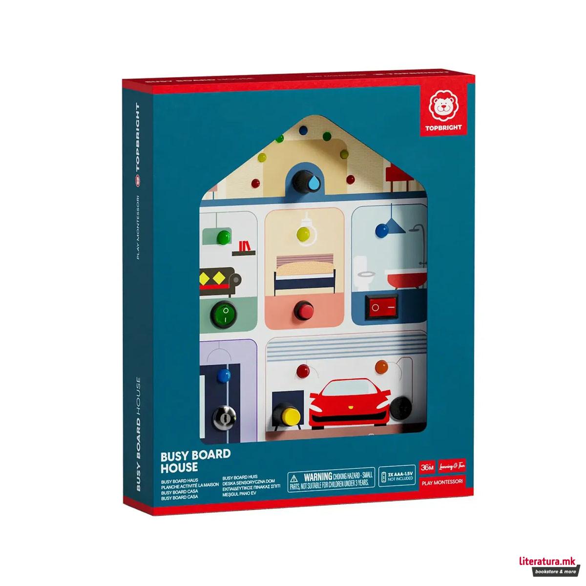 Едукативна игра Busy Board House 