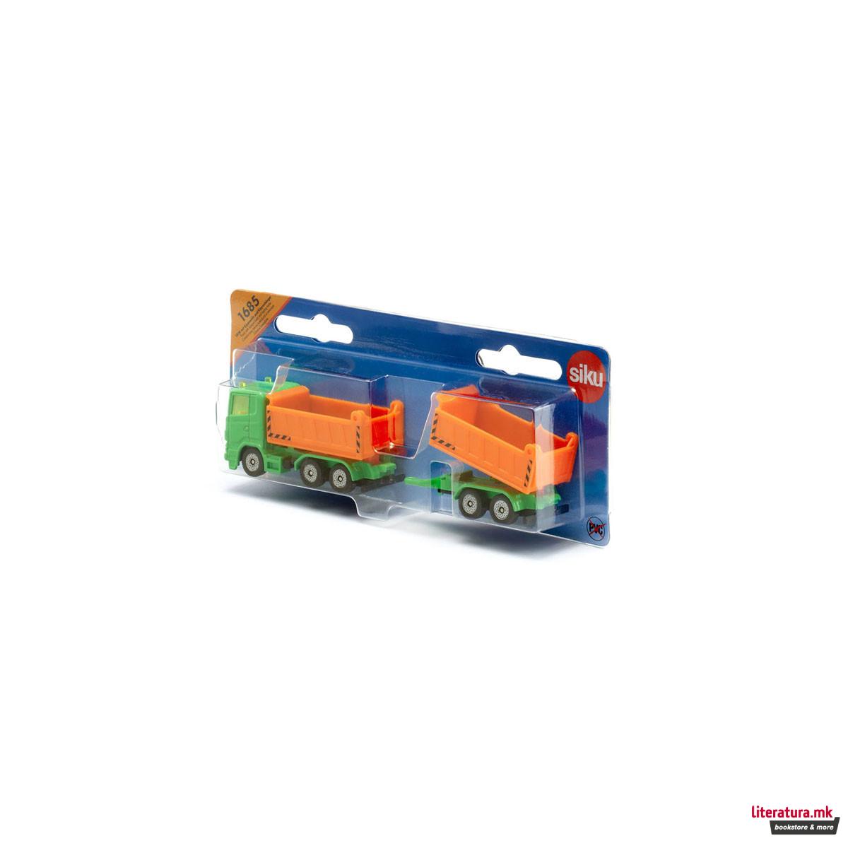 Фигура, Truck w/Dumper Body & Tipping Trailer 