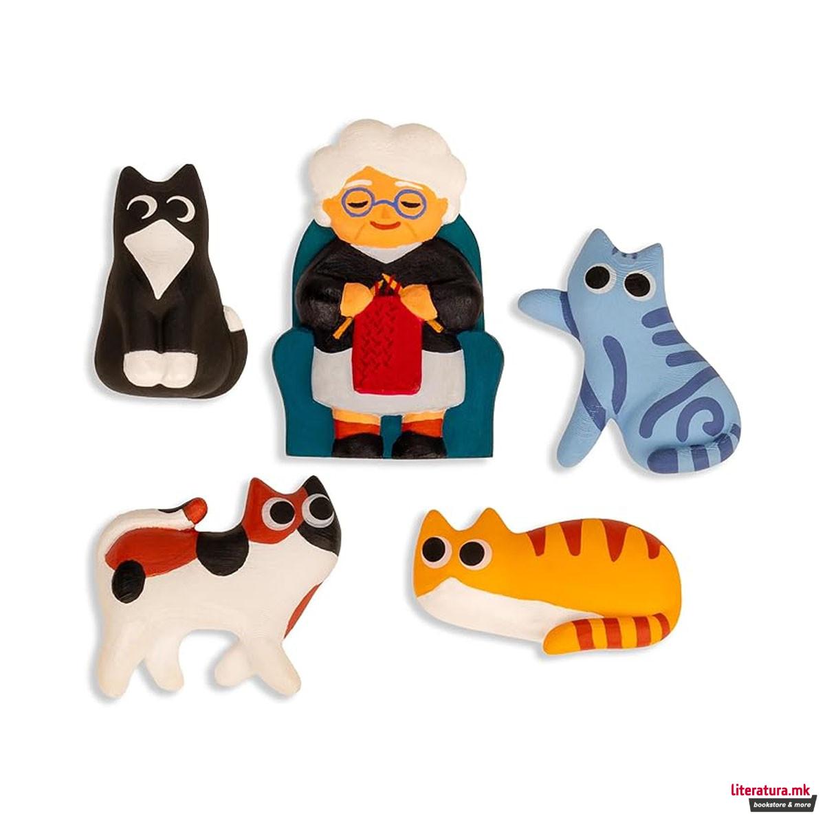 Сет магнети Cat Lady 