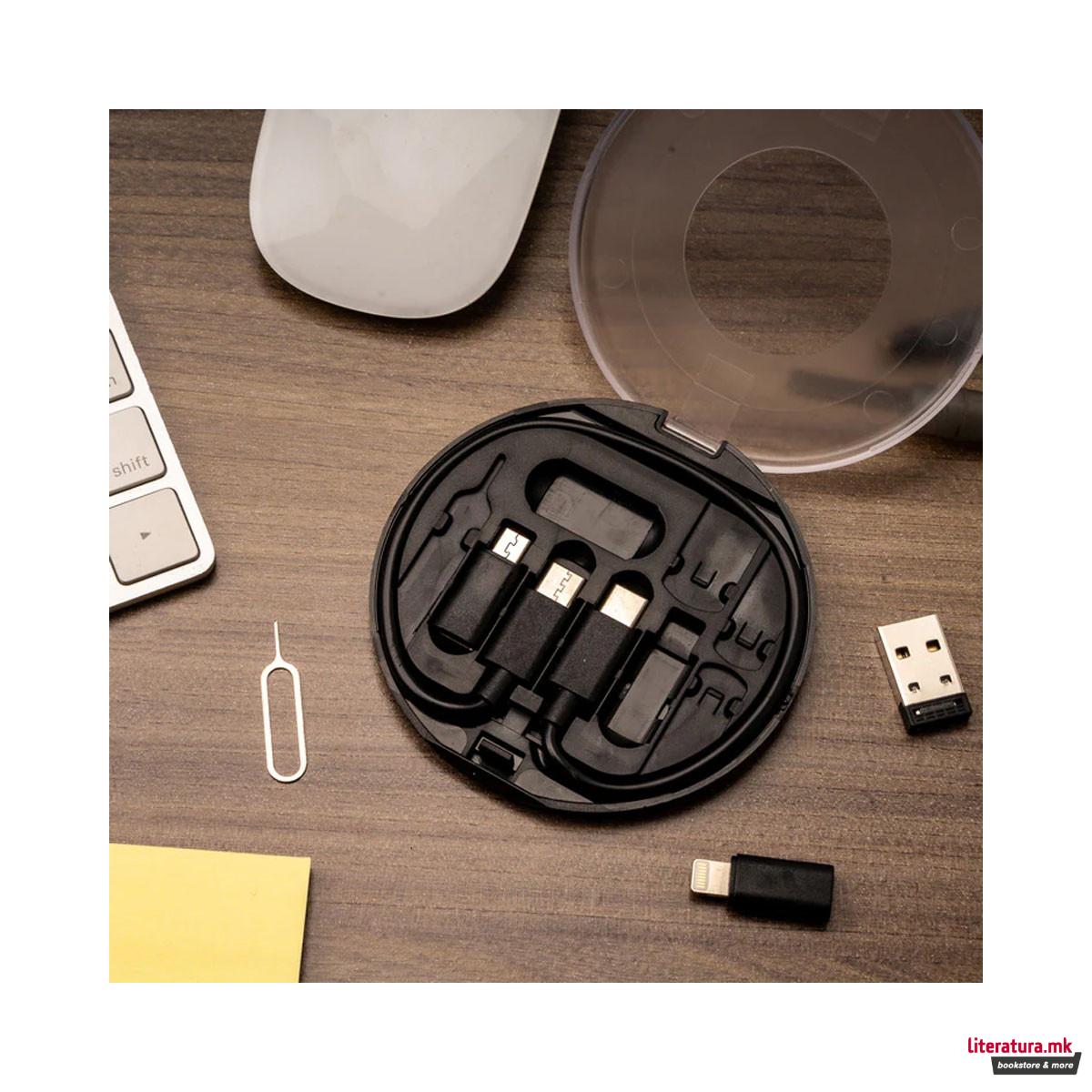 Џебна алатка со додатоци за телефон Travel Buddy 