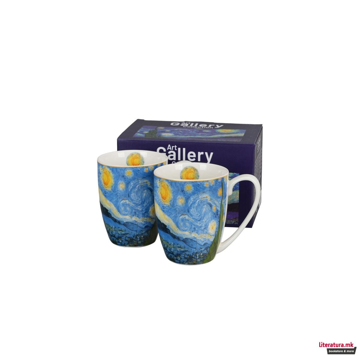 Сет од 2 шолји Van Gogh - Starry Night, 360 ml 