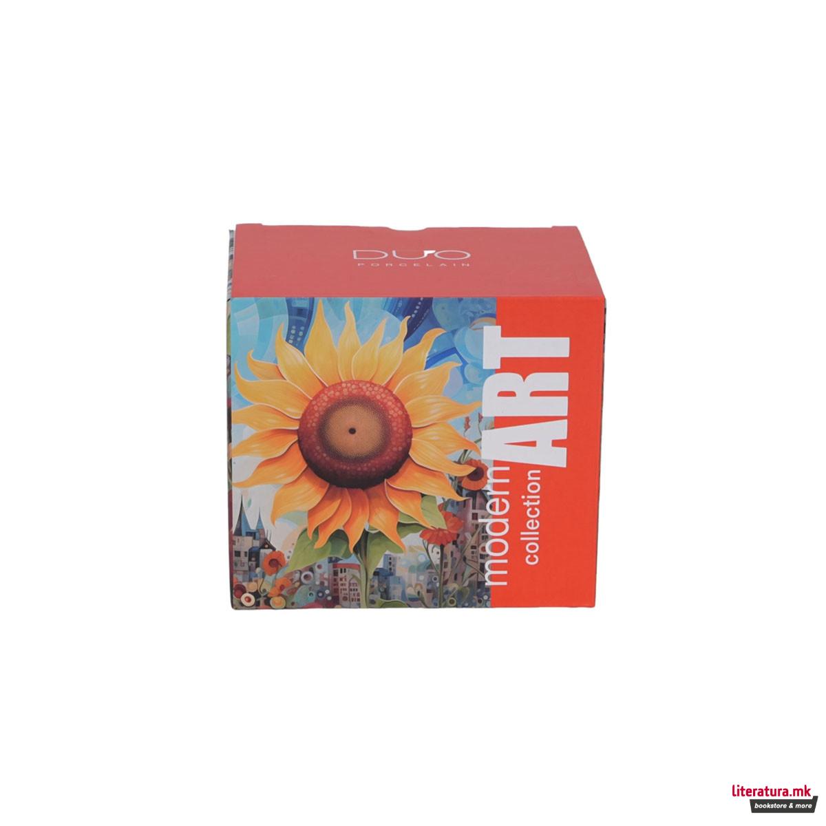 Шолја Modern Art Collection: Sunflower, 450 ml 