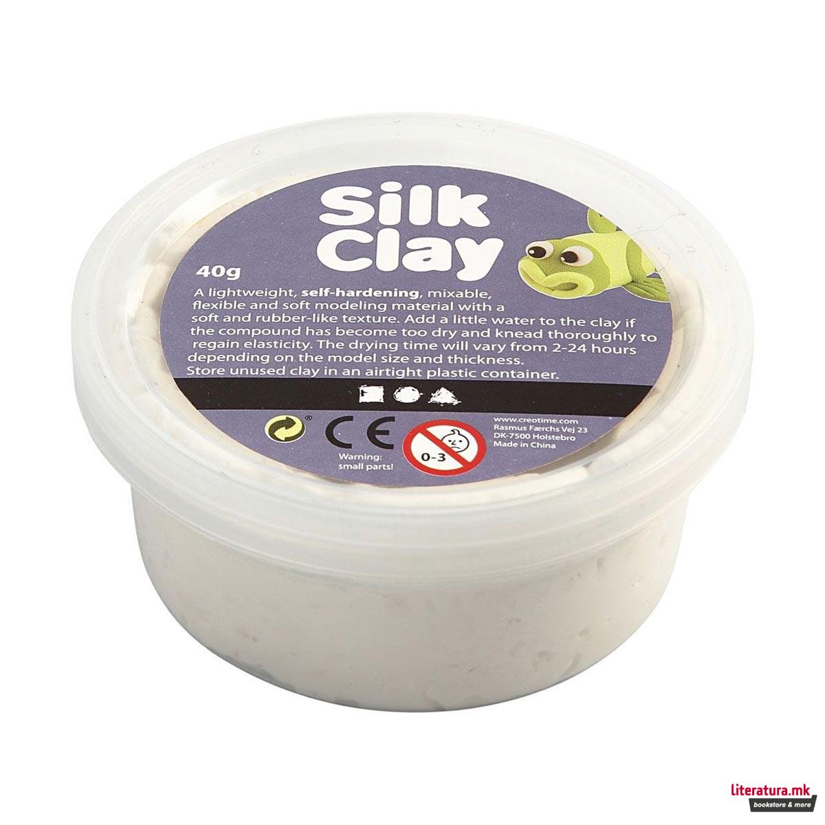 Глина - бела, Silk Clay®, 40g 