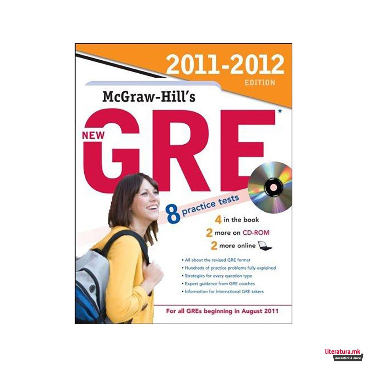 McGraw-Hill's New GRE with CD-ROM, 2011-2012 Edition 