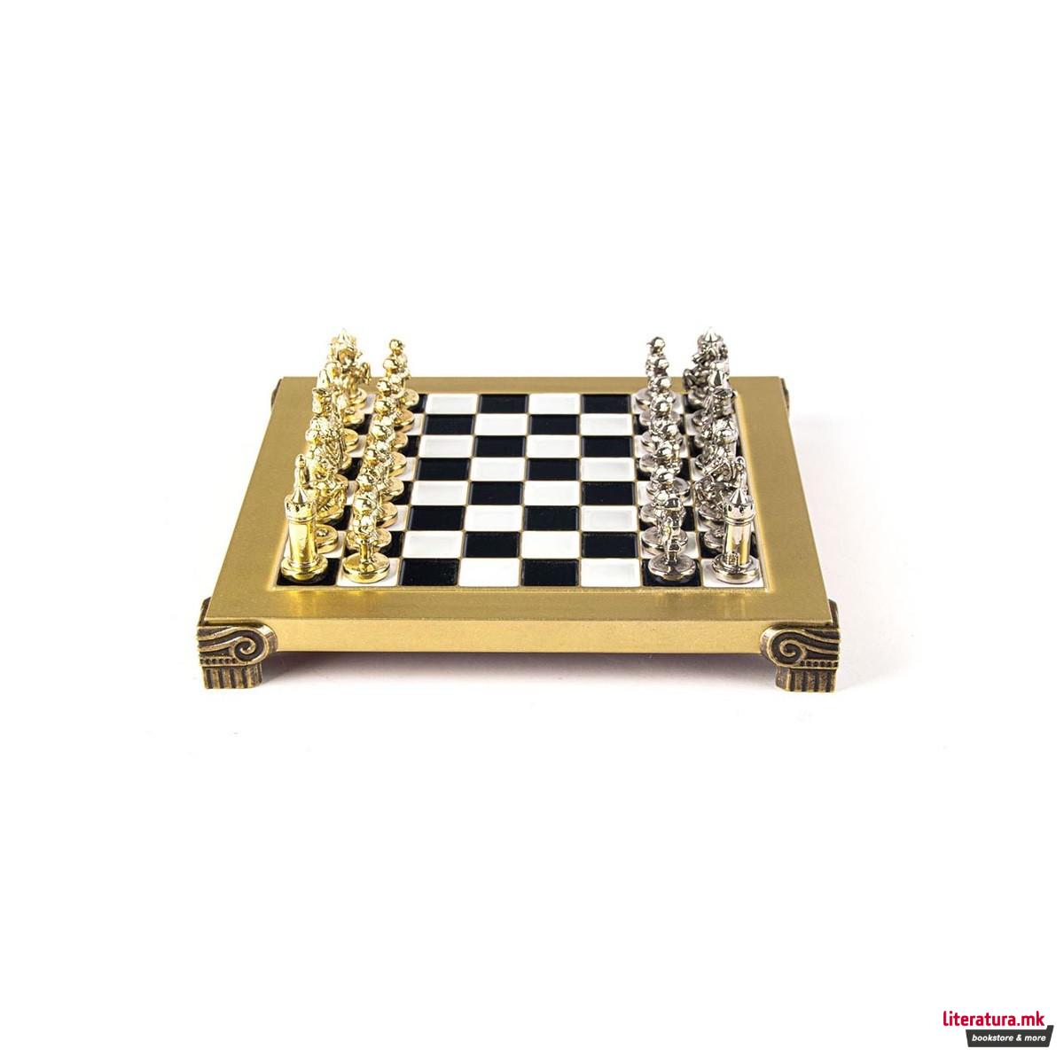 Сет за шах, Byzantine Empire Chess Set, мал, црн 