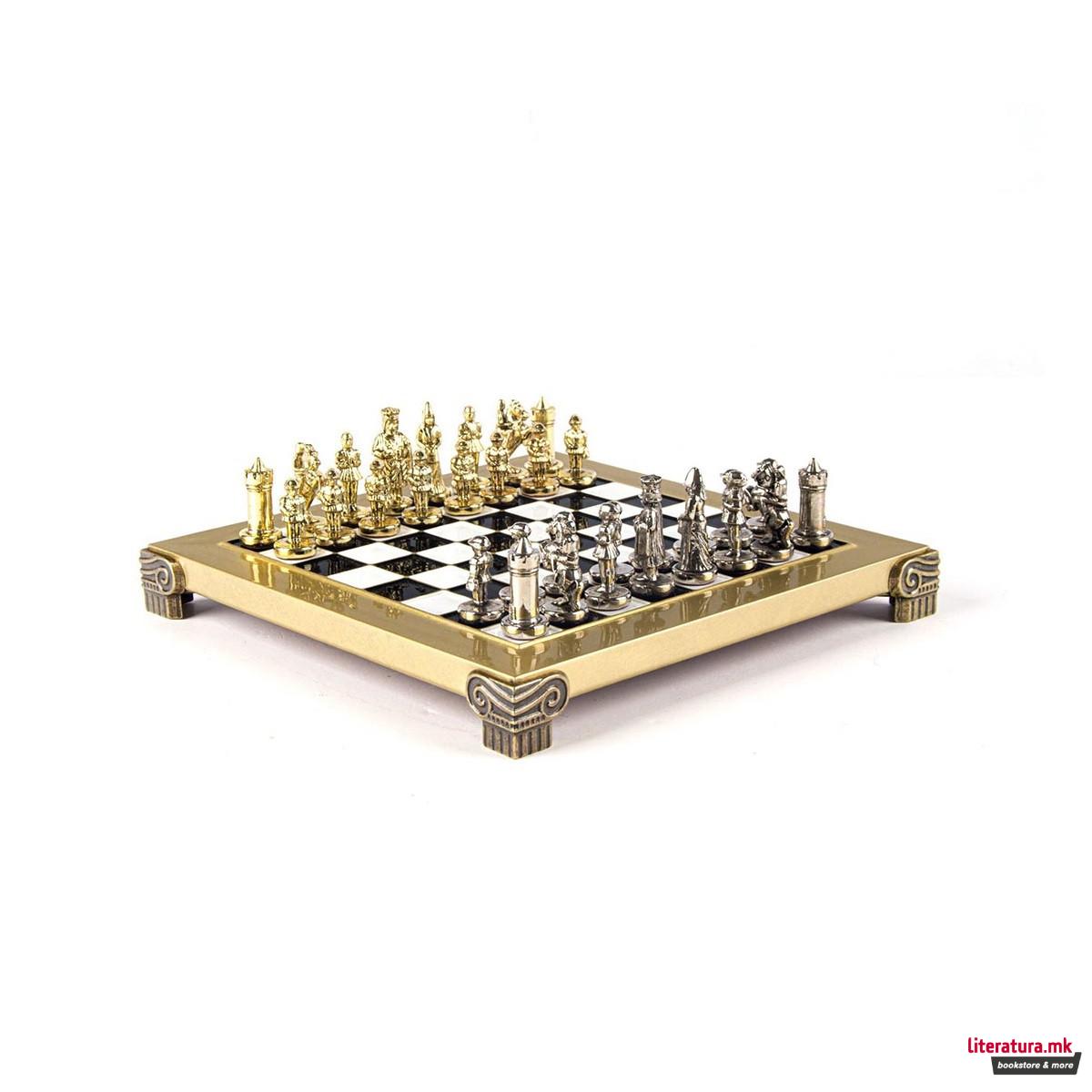 Сет за шах, Byzantine Empire Chess Set, мал, црн 
