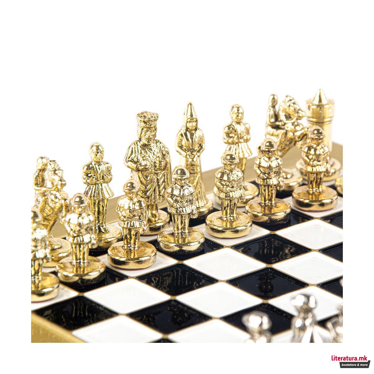 Сет за шах, Byzantine Empire Chess Set, мал, црн 