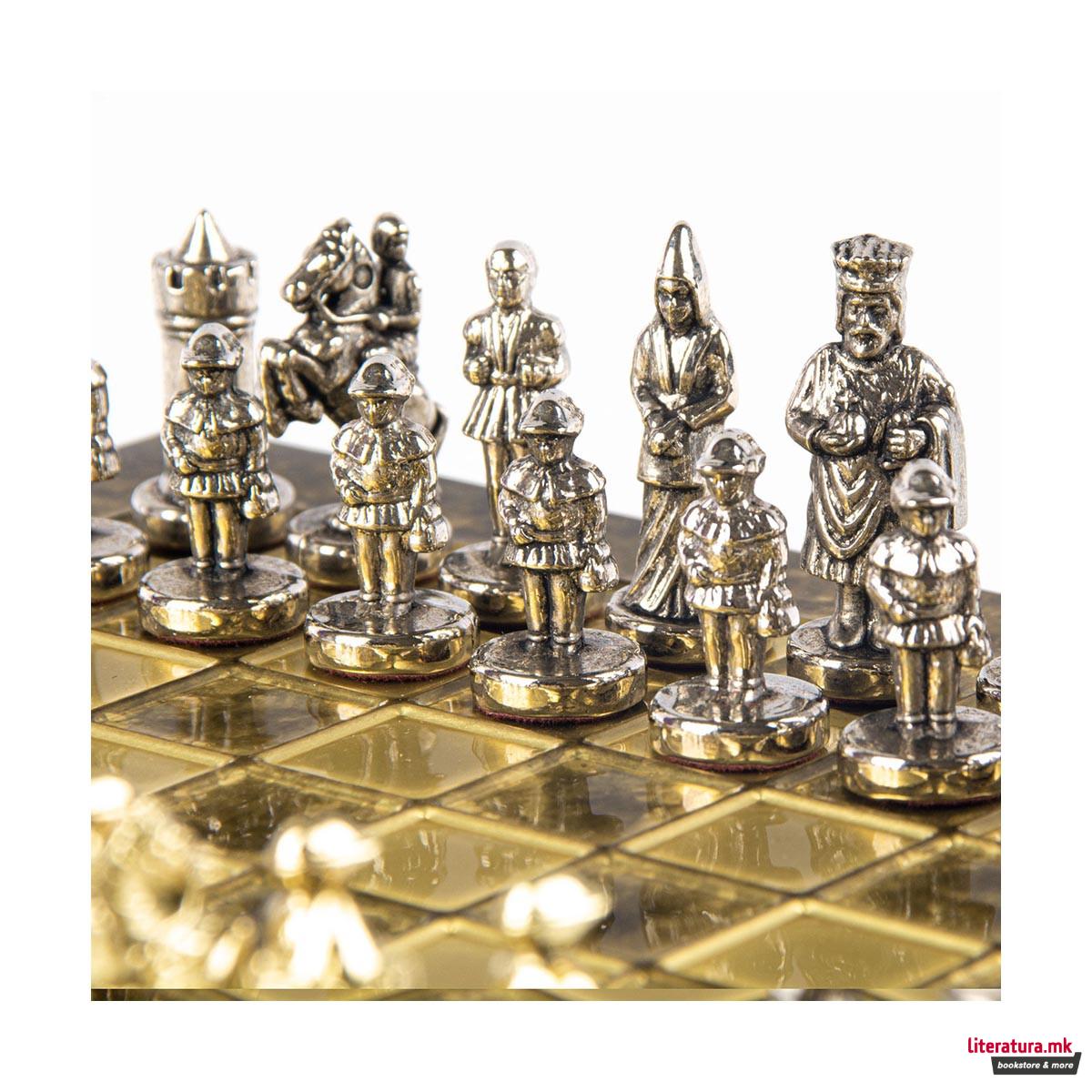 Сет за шах, Byzantine Empire Chess Set, мал, кафеав 