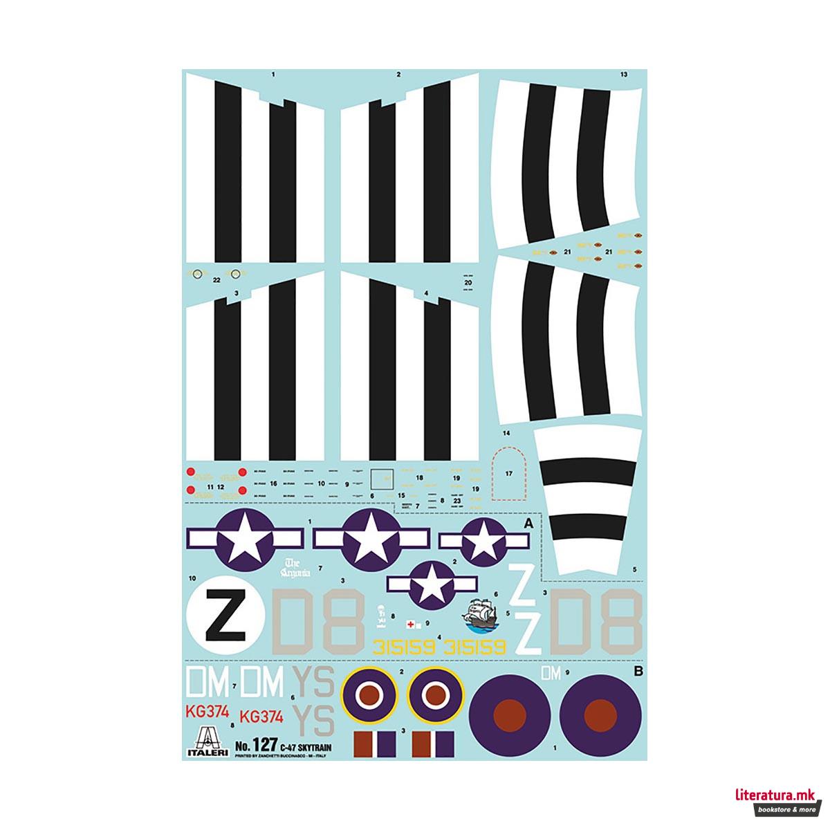 Макета, Aircraft, C-47 Skytrain, 1:72 