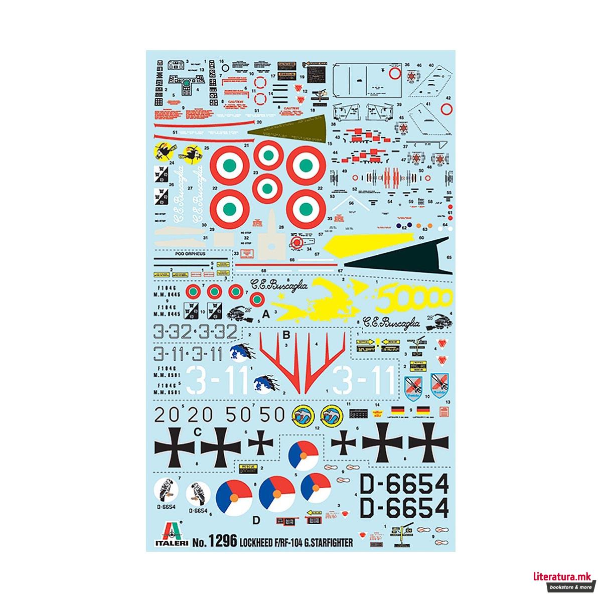 Макета, Aircraft, F-104G Starfighter, 1:72 