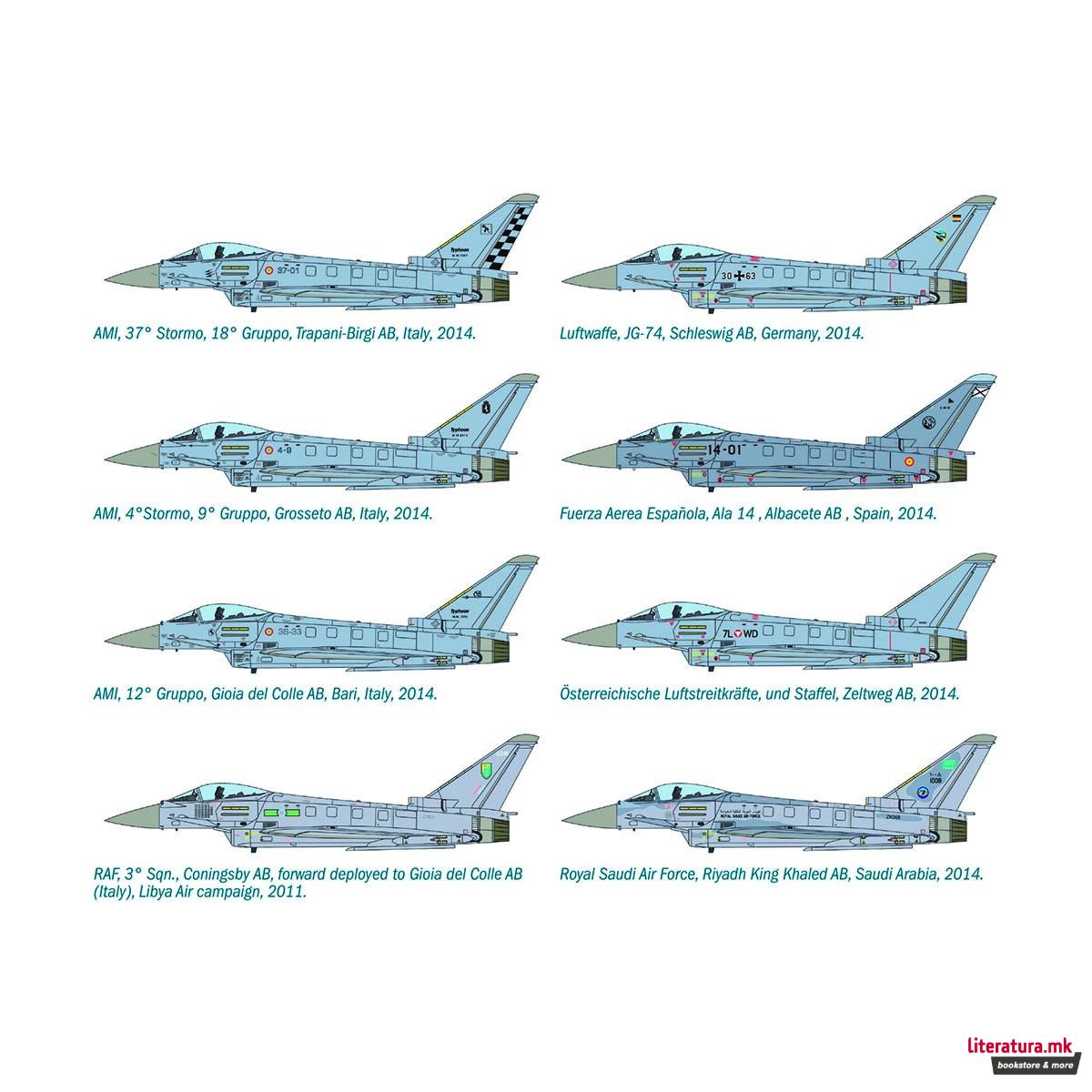 Макета, Aircraft, EF 2000 Typhoon single seater, 1:72 