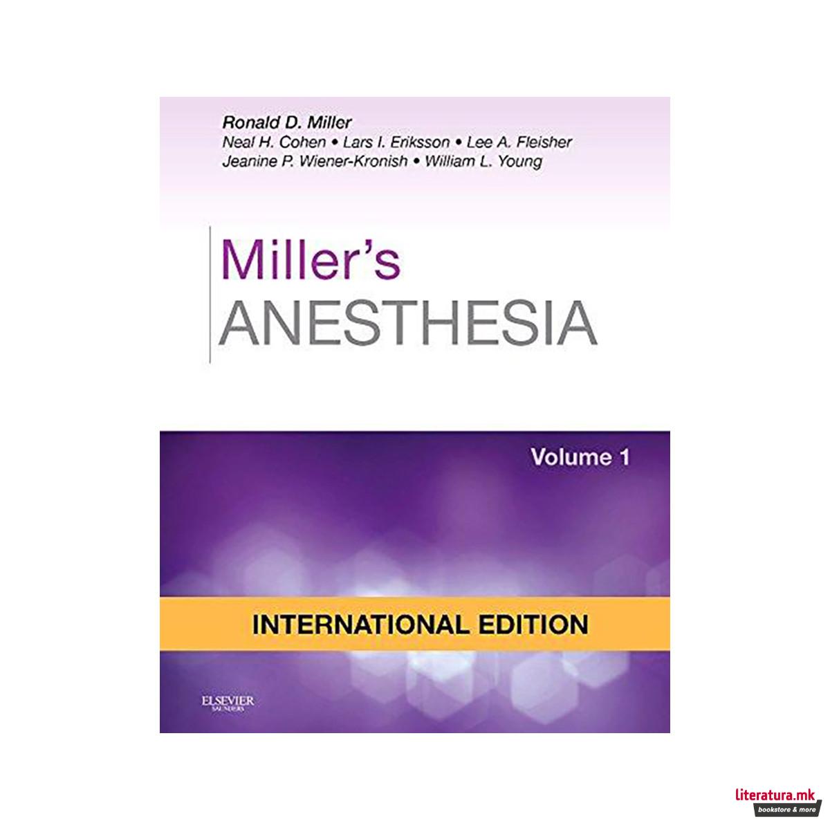 Miller's Anesthesia International Edition, 2 Volume Set 