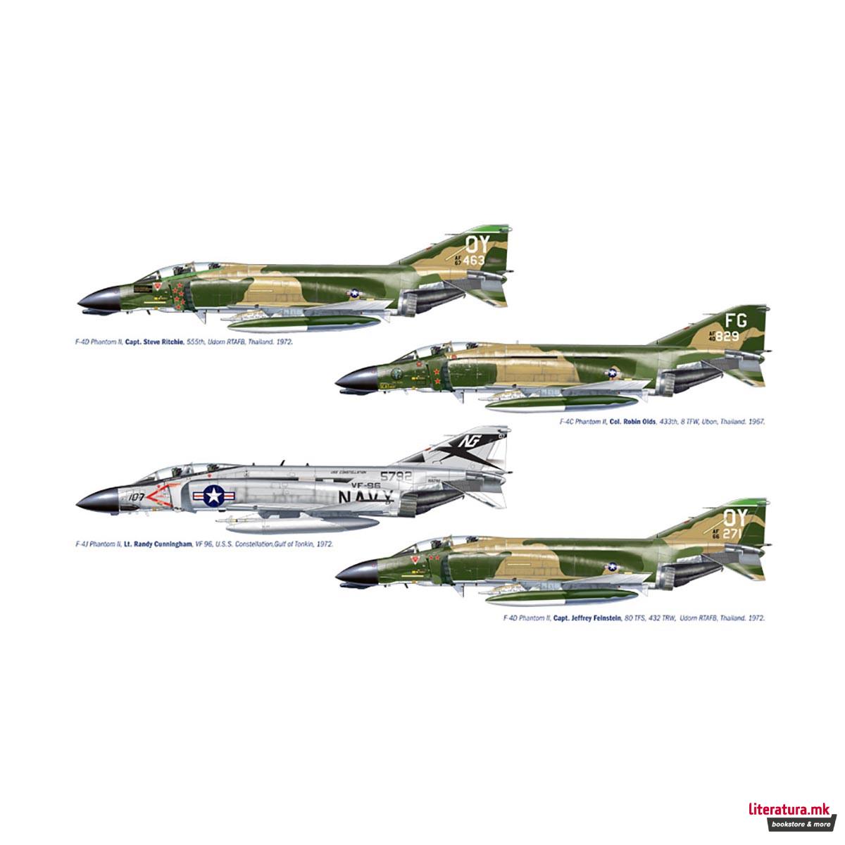Макета, Aircraft, F-4 C/D/J PHANTOM II ACES USAF-US Navy Vietnam ACES 