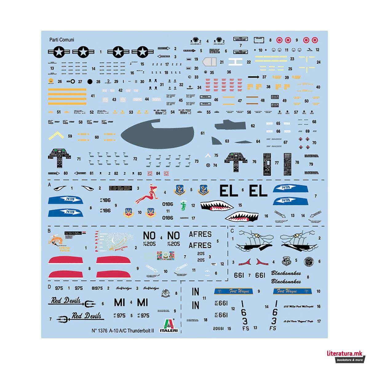 Макета, Aircraft, A-10 A/C Thunderbolt ll - Gulf War, 1:72 