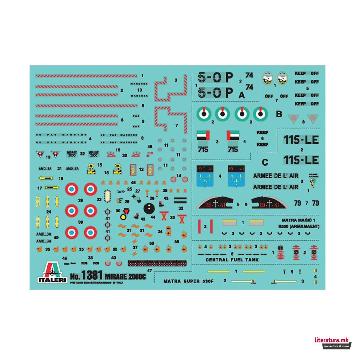 Макета, Aircraft, Mirage 2000C - Gulf War 25th Anniversary, 1:72 