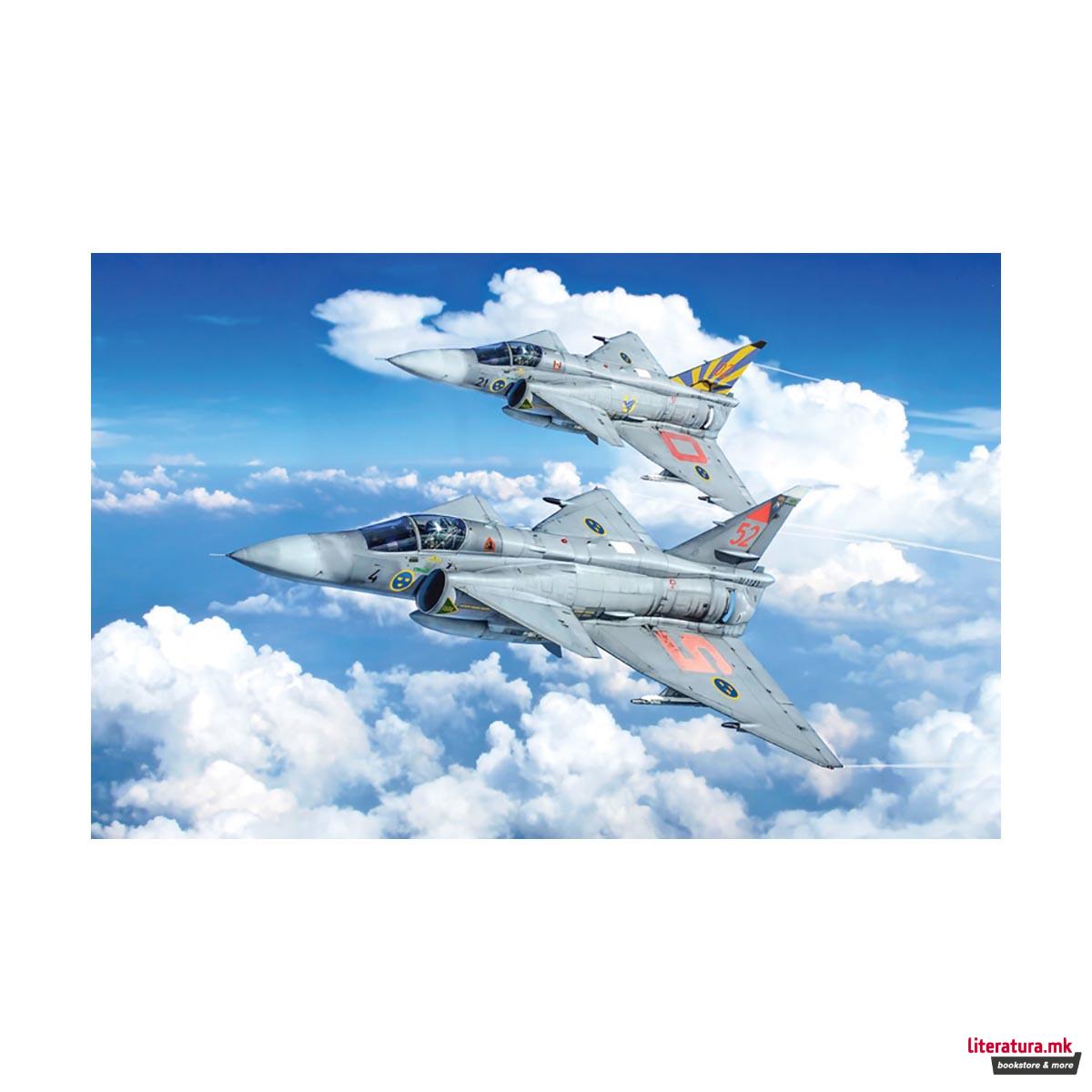 Макета, Aircraft, Saab JA 37/AJ 37 Viggen, 1:48 