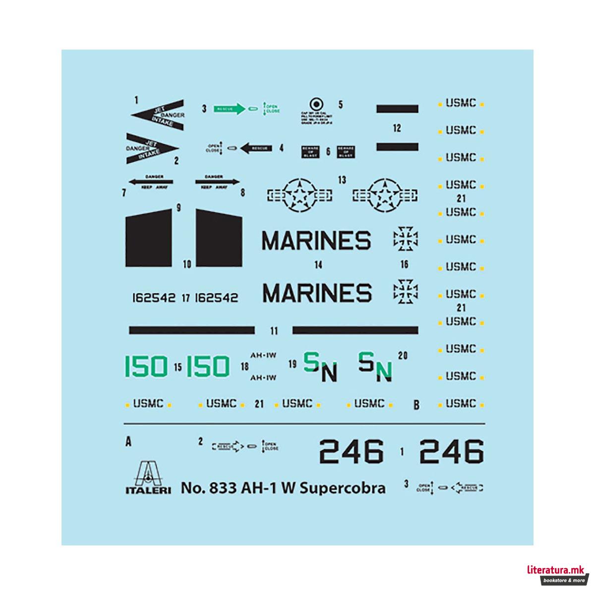 Макета, Helicopters, Bell AH-1W SuperCobra, 1:48 