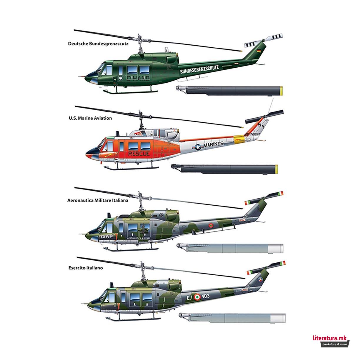 Макета, Helicopters, Bell AB 212/UH-1N, 1:48 