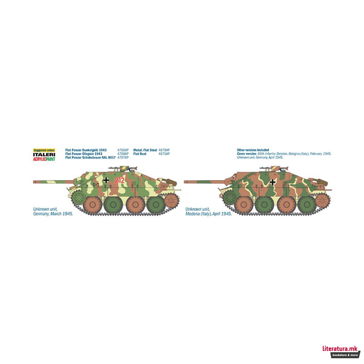 Макета, Military Vehicles, Jagdpanzer 38(t) Hetzer, 1:35 