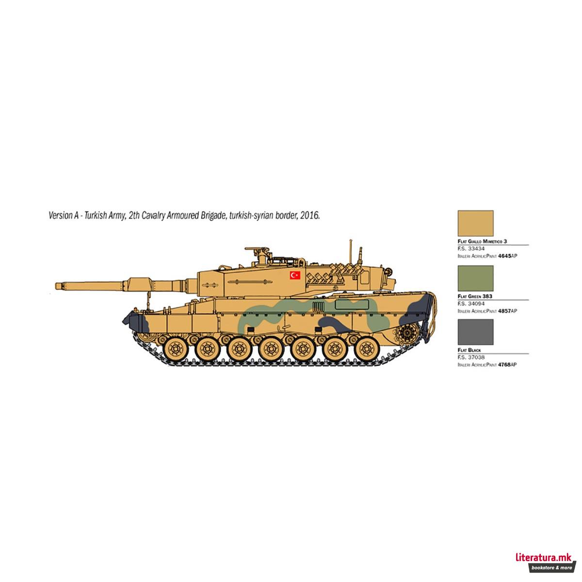 Макета, Military Vehicles, Leopard 2A4, 1:35 
