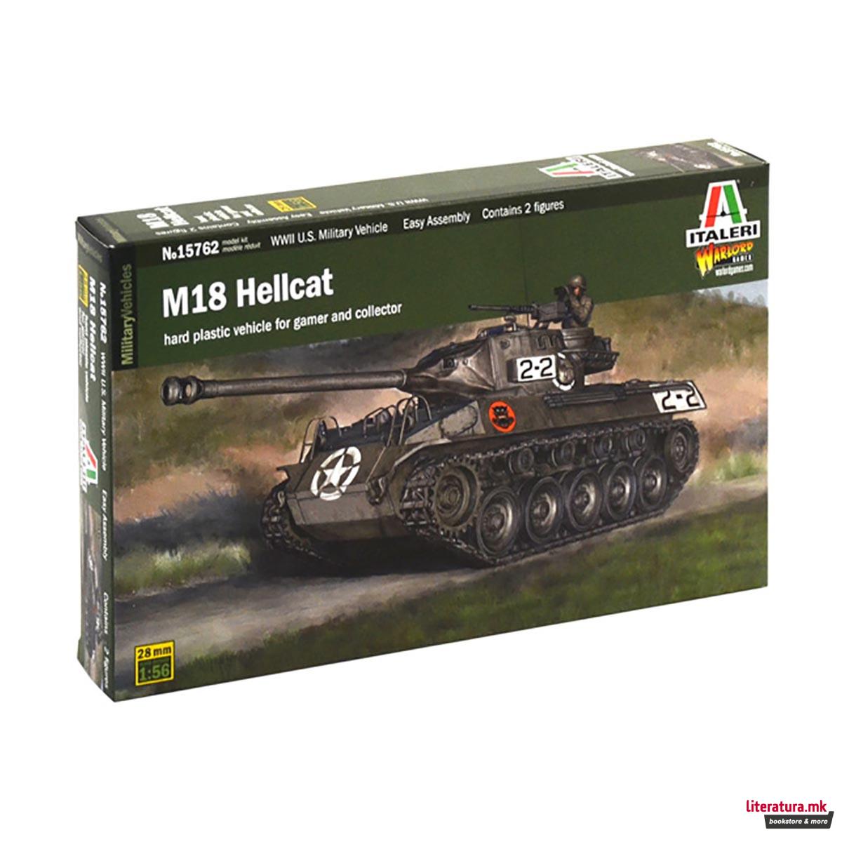 Макета, Military Vehicles, M18 Hellcat - Warlord, 1:56 