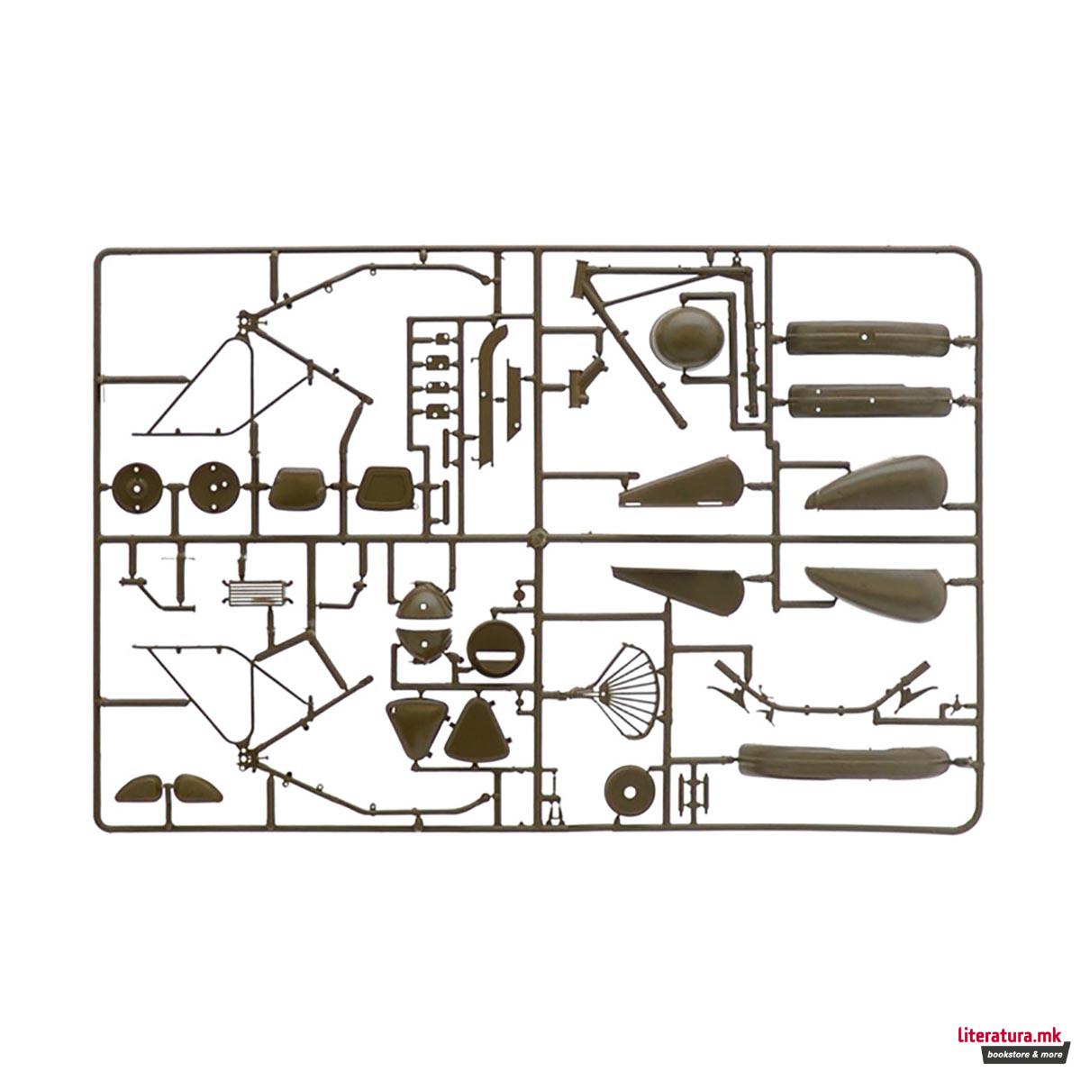 Макета, Cars and Bikes, Triumph 3WH, 1:9 