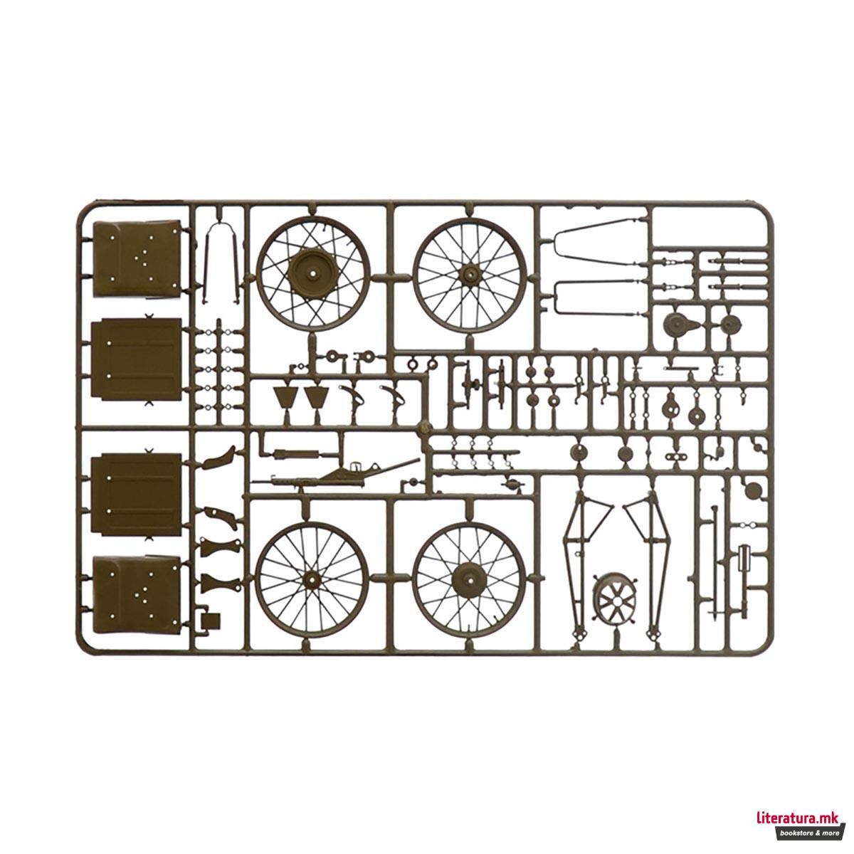 Макета, Cars and Bikes, Triumph 3WH, 1:9 