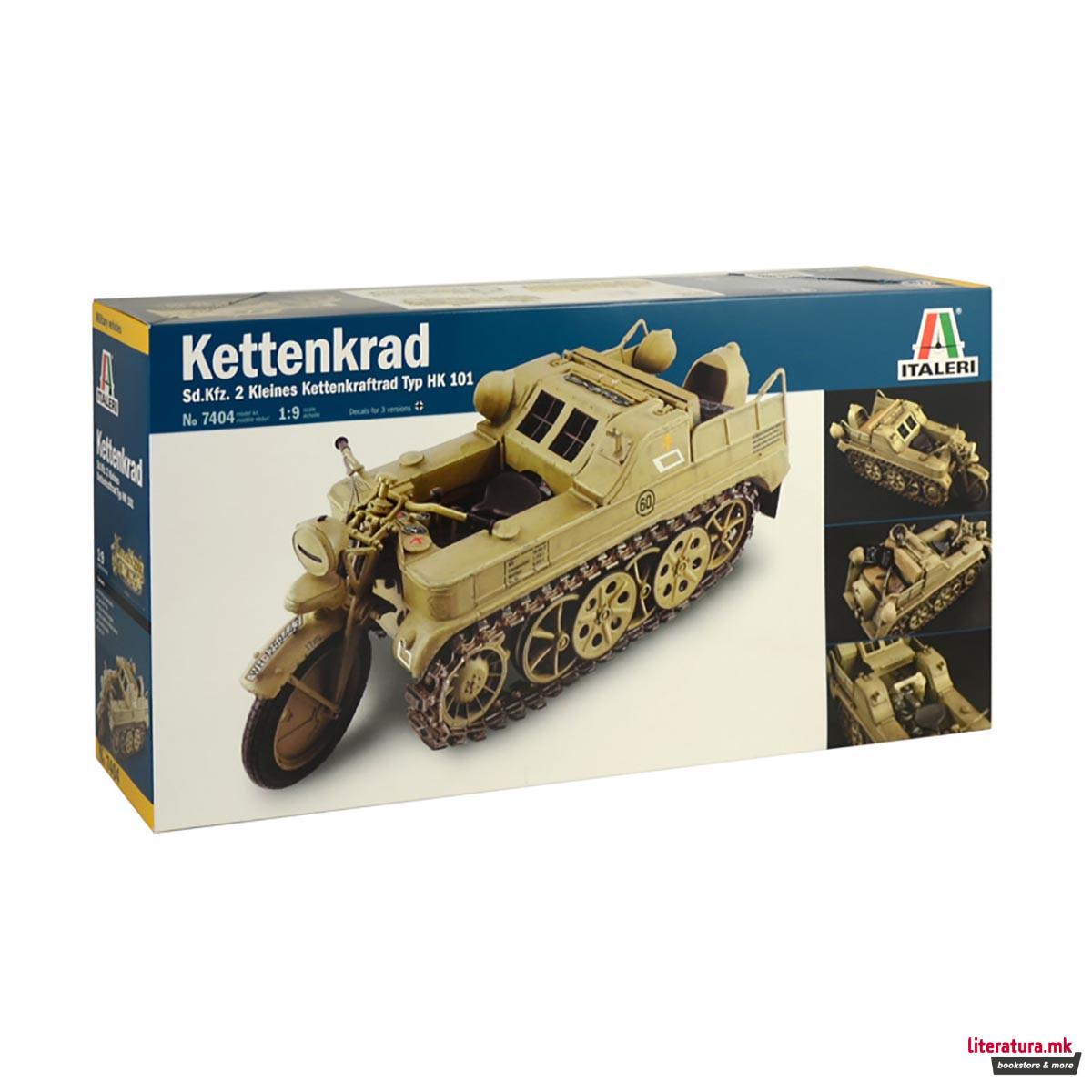 Макета, Military Vehicles, Sd.Kfz. 2 Kettenkraftrad Typ HK 101, 1:9