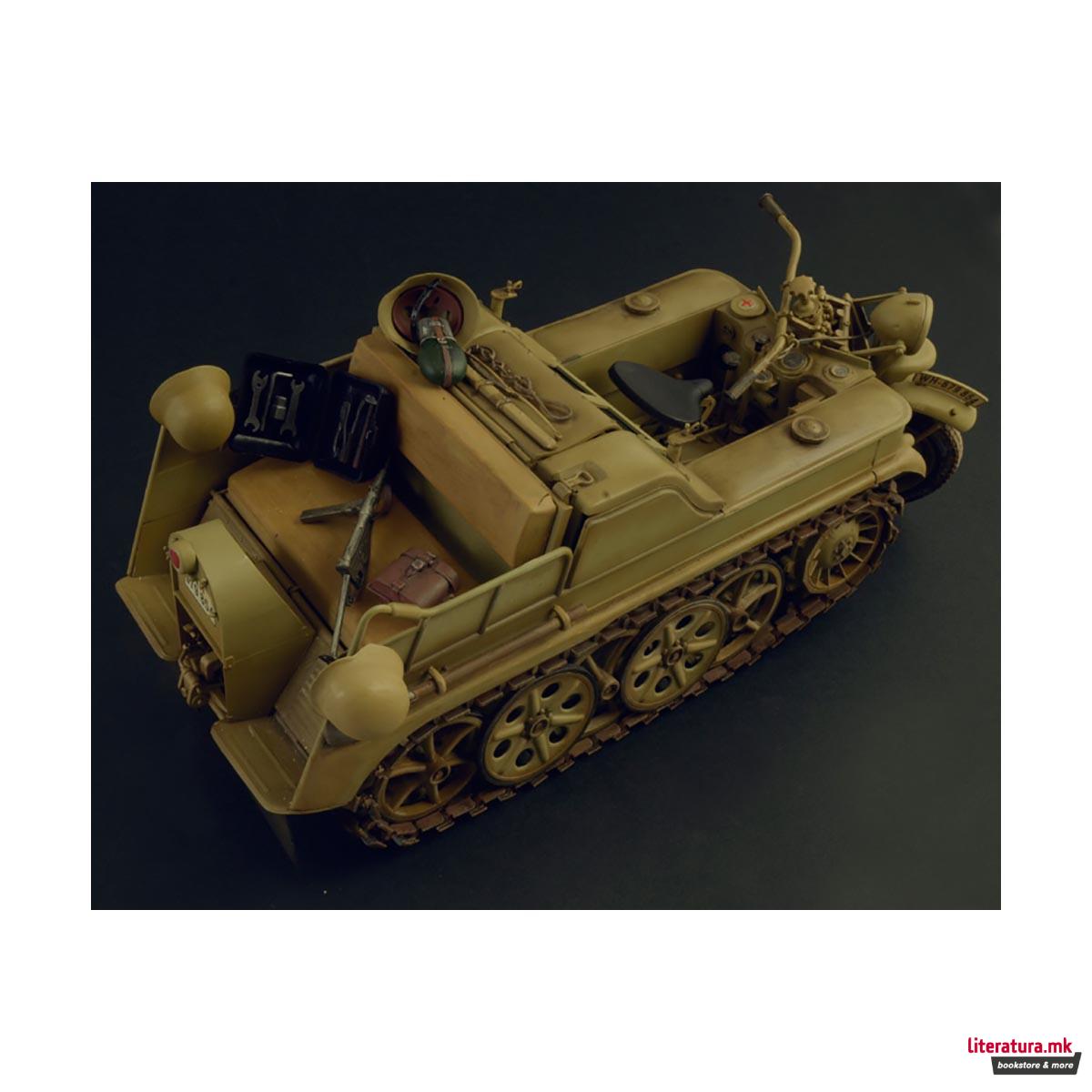 Макета, Military Vehicles, Sd.Kfz. 2 Kettenkraftrad Typ HK 101, 1:9