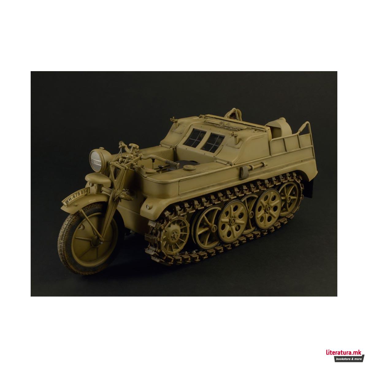 Макета, Military Vehicles, Sd.Kfz. 2 Kettenkraftrad Typ HK 101, 1:9