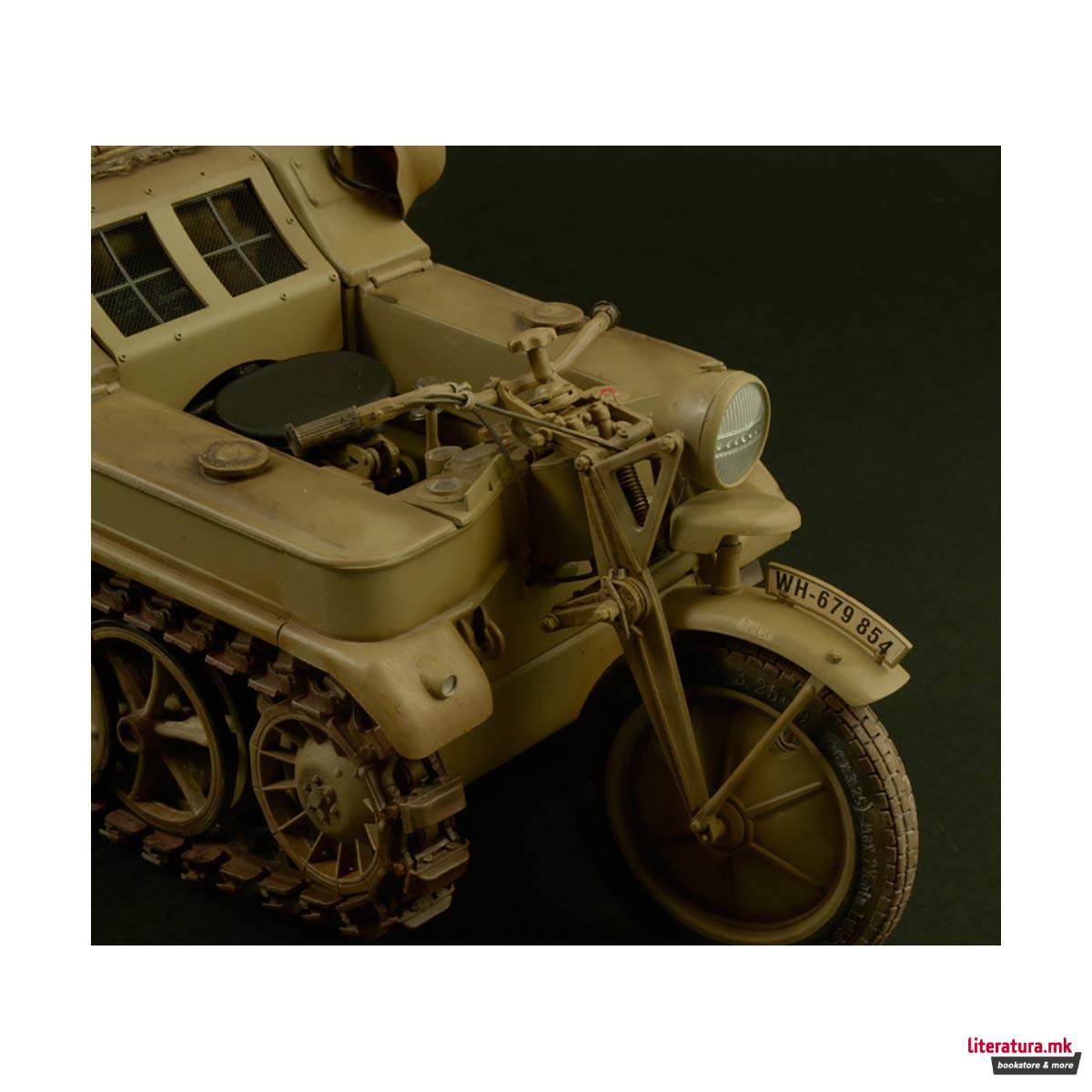 Макета, Military Vehicles, Sd.Kfz. 2 Kettenkraftrad Typ HK 101, 1:9