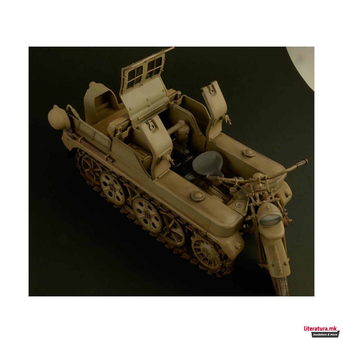 Макета, Military Vehicles, Sd.Kfz. 2 Kettenkraftrad Typ HK 101, 1:9