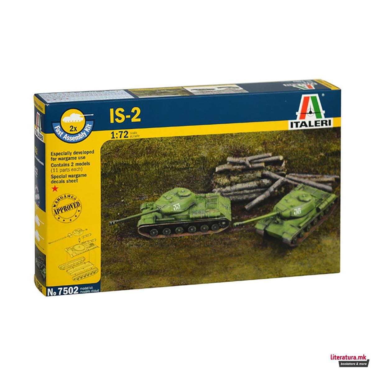 Макета, Military Vehicles - Fast Assembly, IS-2, 1:72