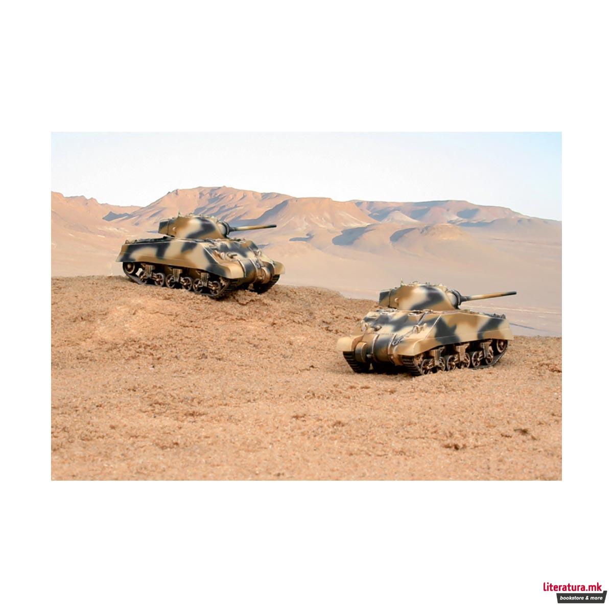 Макета, Military Vehicles - Fast Assembly, M4A2 Sherman III, 1:72 