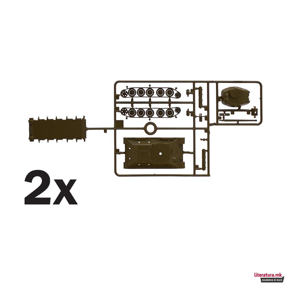 Макета, Military Vehicles - Fast Assembly, T-34/85, 1:72 