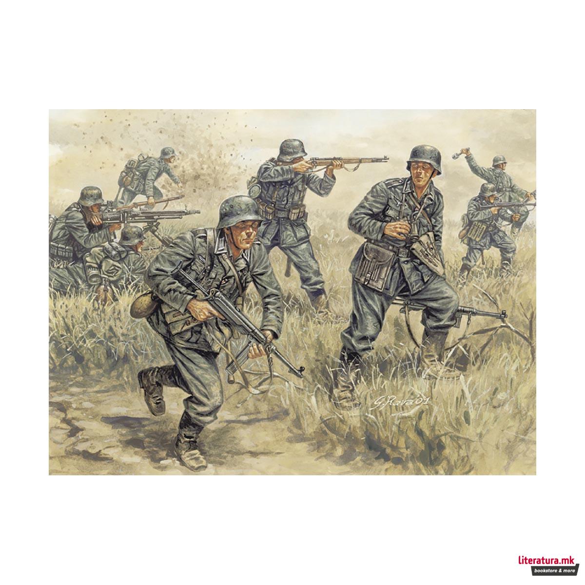 Макета - фигури, Miniatures, German Infantry 1:72 