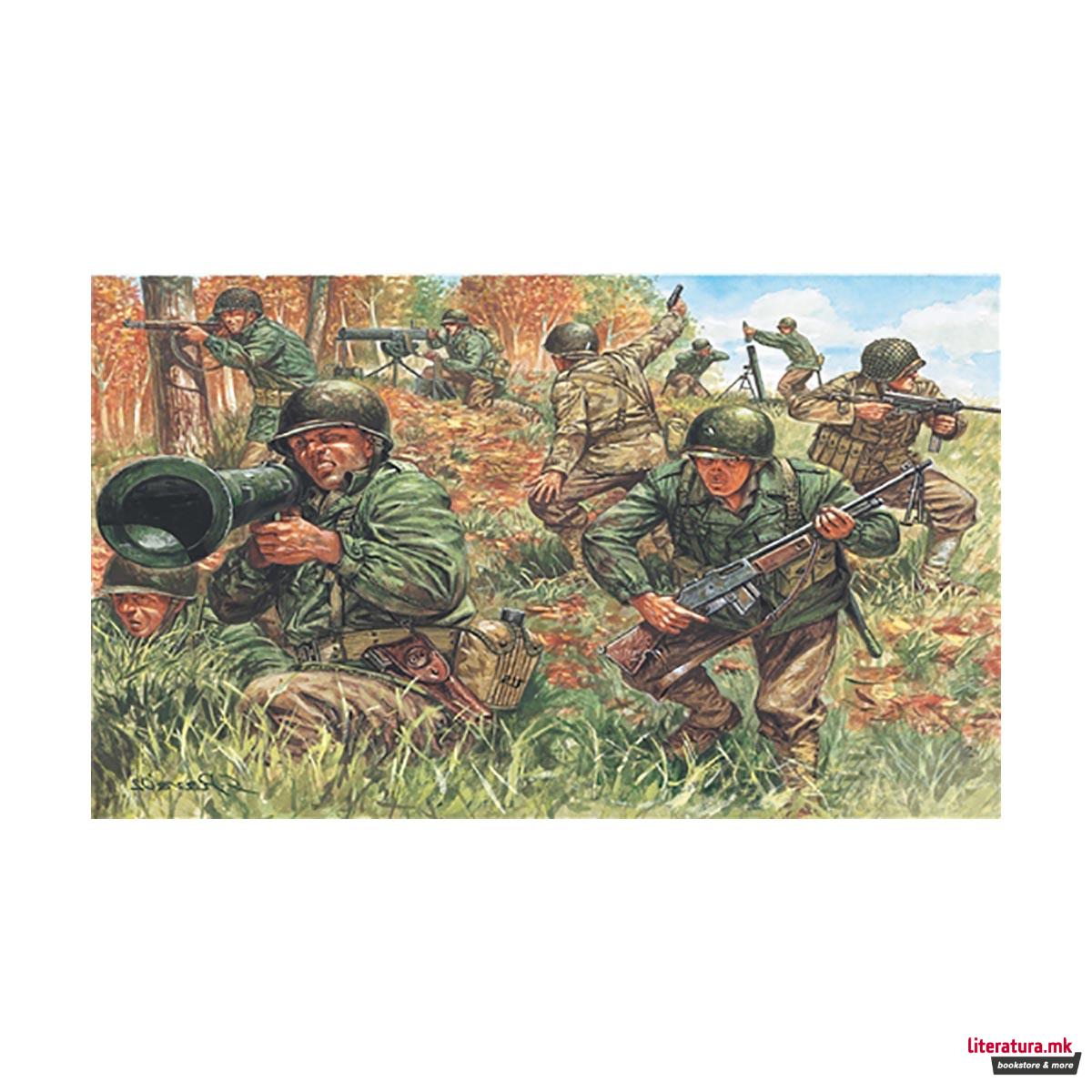 Макета - фигури, Miniatures, American Infantry, 1:72